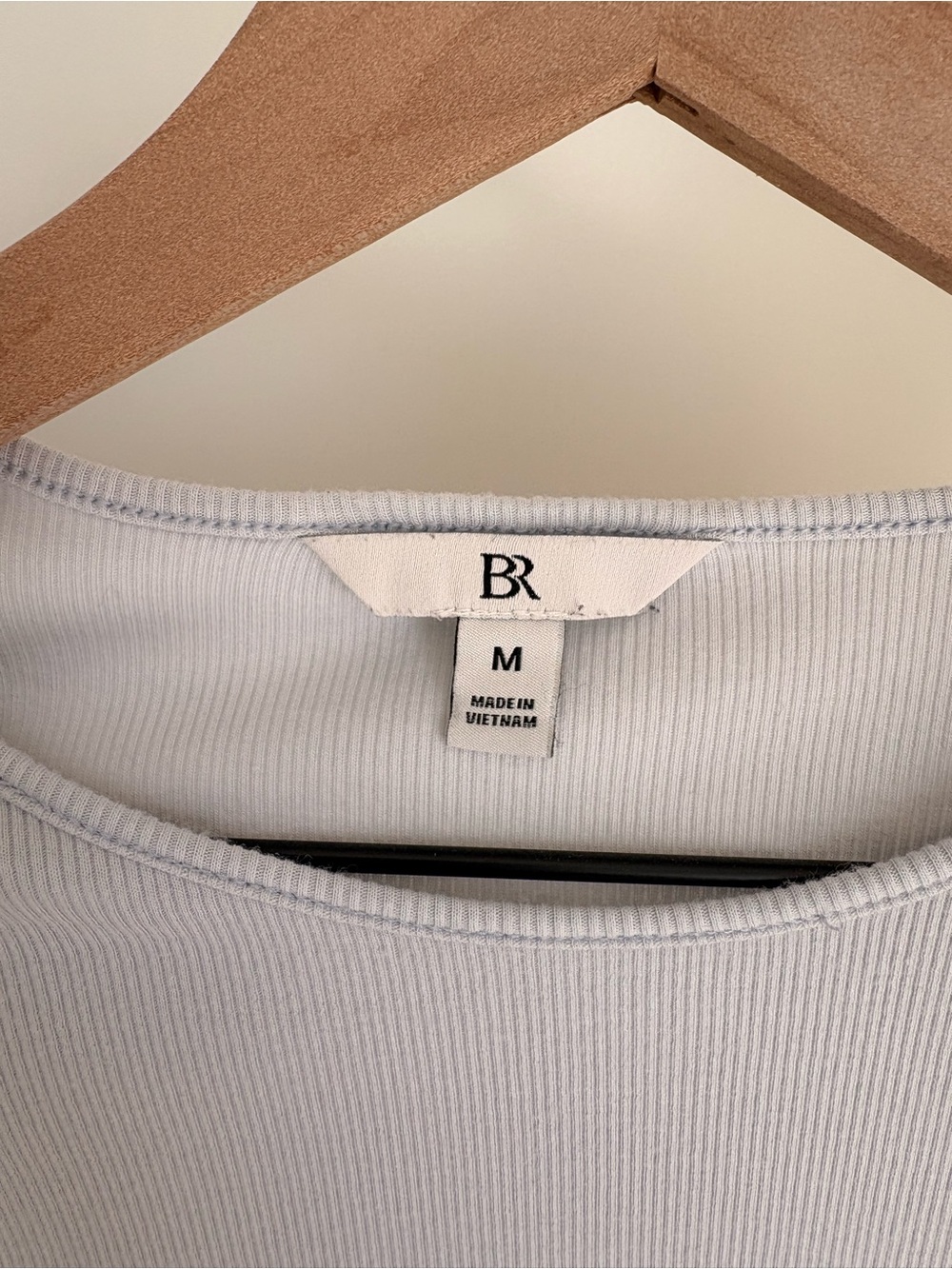 Banana Republic Ribbed Tee - Light Blue - Picture 3 of 3